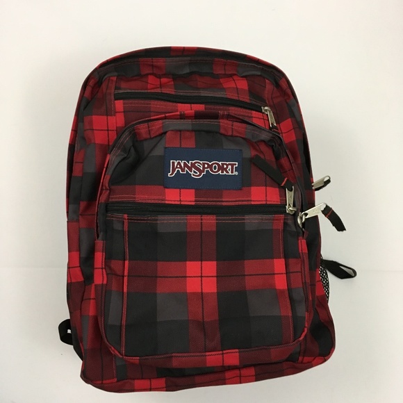 jansport checkered backpack